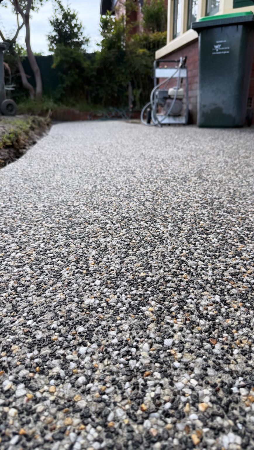 Exposed Aggregate Finish by Gen Z Concrete
