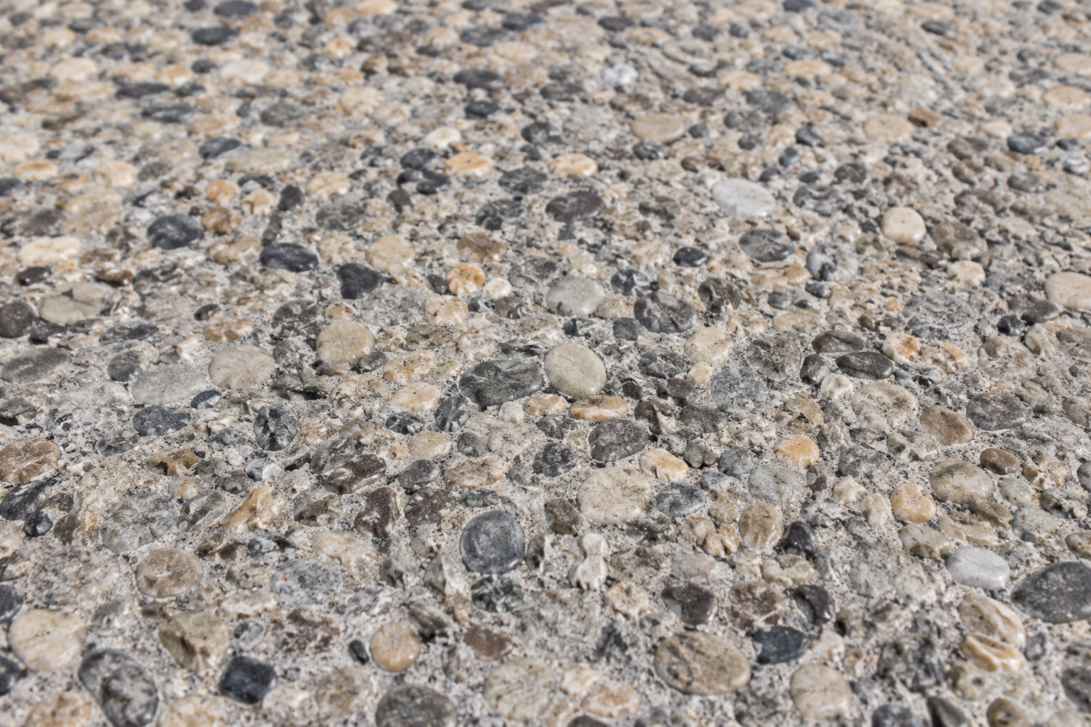 AI-generated illustrative example of exposed aggregate